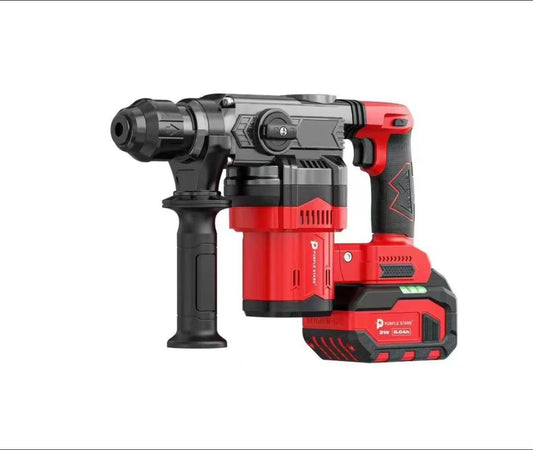 PURPLE STARE 21V Brushless Cordless Rotary Hammer SDS‑Plus（5.0Ah battery）